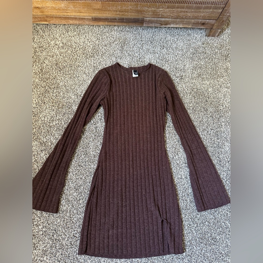 Brown Windsor bodycon sweater dress size small